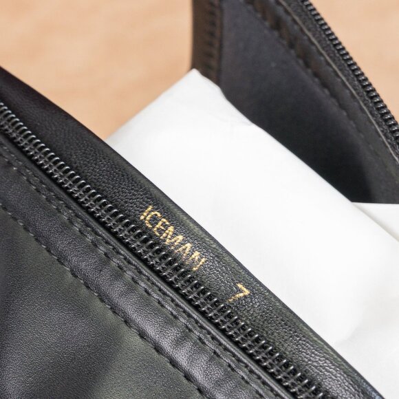 Azalea Wang Women Iceman Black Vegan Leather Pointy Toe Fashion Party Boots sz 7 - Picture 7 of 8